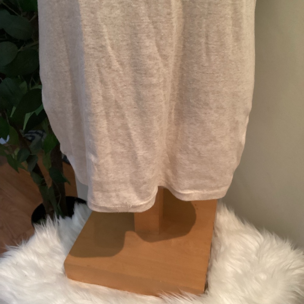 Mossimo camisole tank top Woman’s size XXL cream marled with tan v neck - Picture 9 of 12